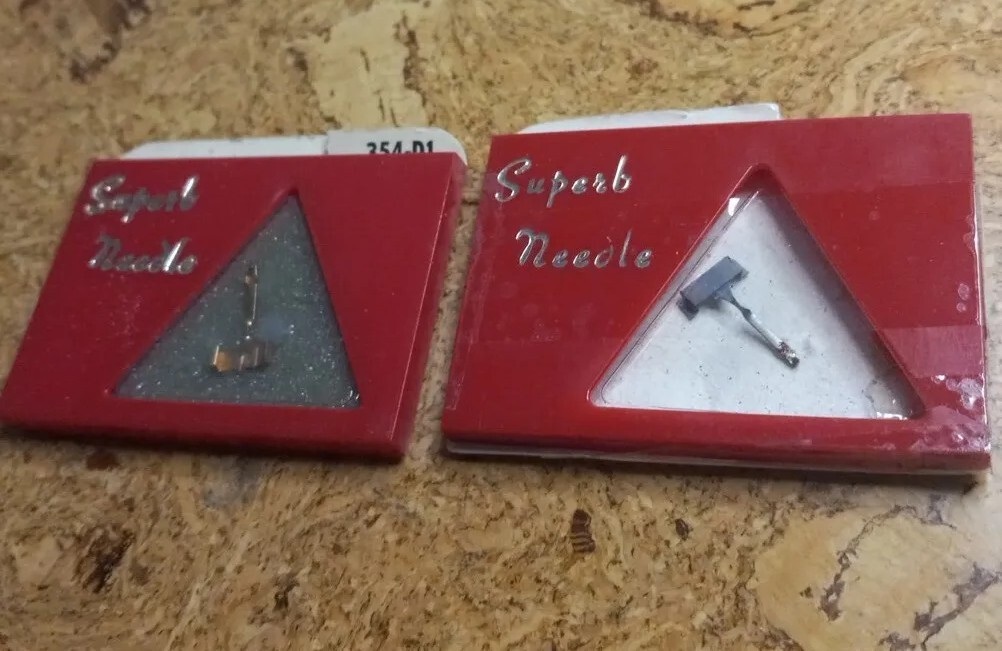 2 RECORD NEEDLES 354-D1 EV for Electro-Voice 57 EV 86 87 EV 88 EV 90 91 EV 130