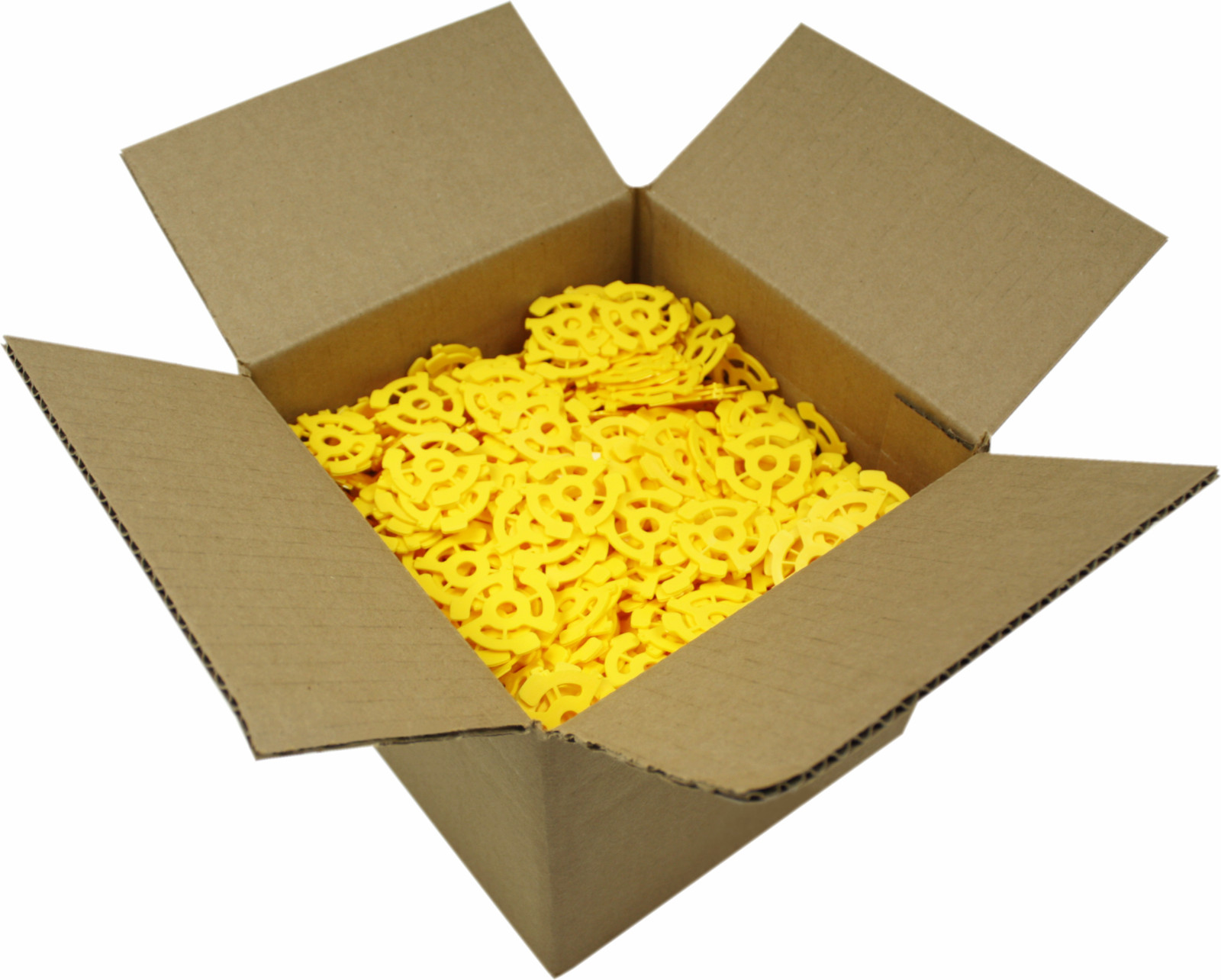 110 PCS Yellow 45 rpm 7″ Record Plastic Adapter Snap-In Inserts Turntable
