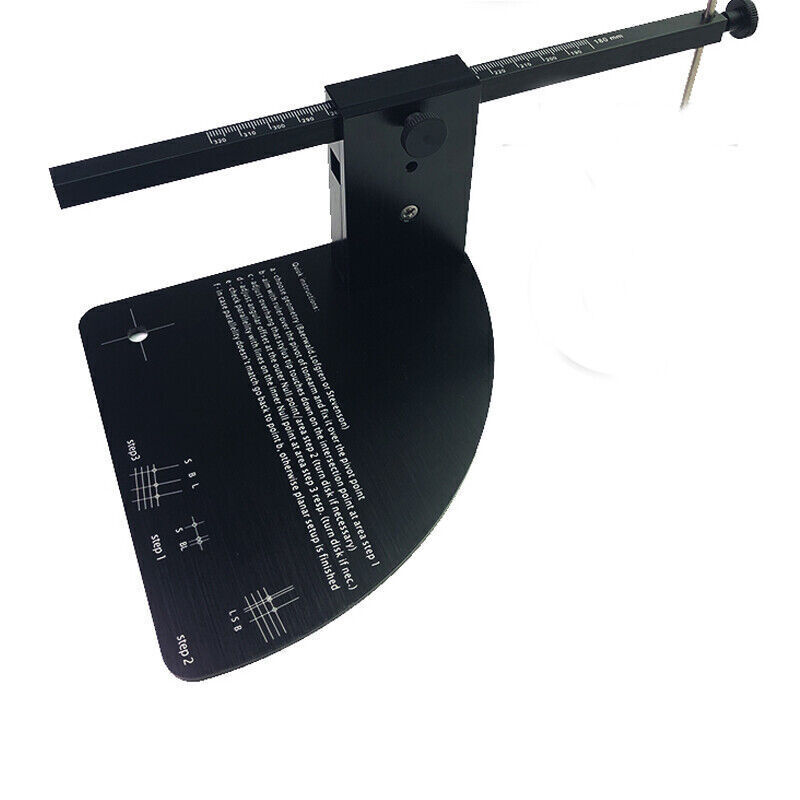 Vinyl LP Turntable Alignment Protractor For Phono Record Cartridge Stylus NEWol1