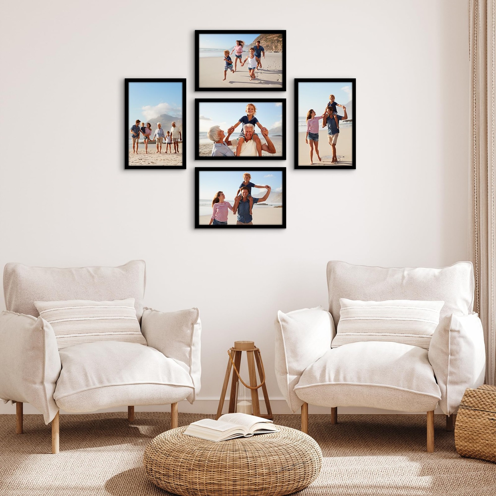 Americanflat 11×17 Picture Frame with Polished Plexiglass – Set 11×17, Black