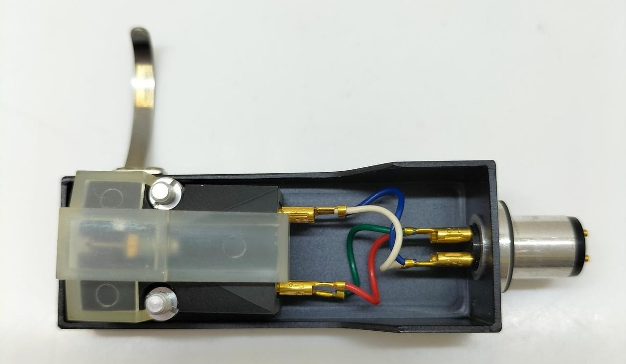 Denon DL-103 MC Moving Coil Phono Cartridge with Headshell and Case Tested Works