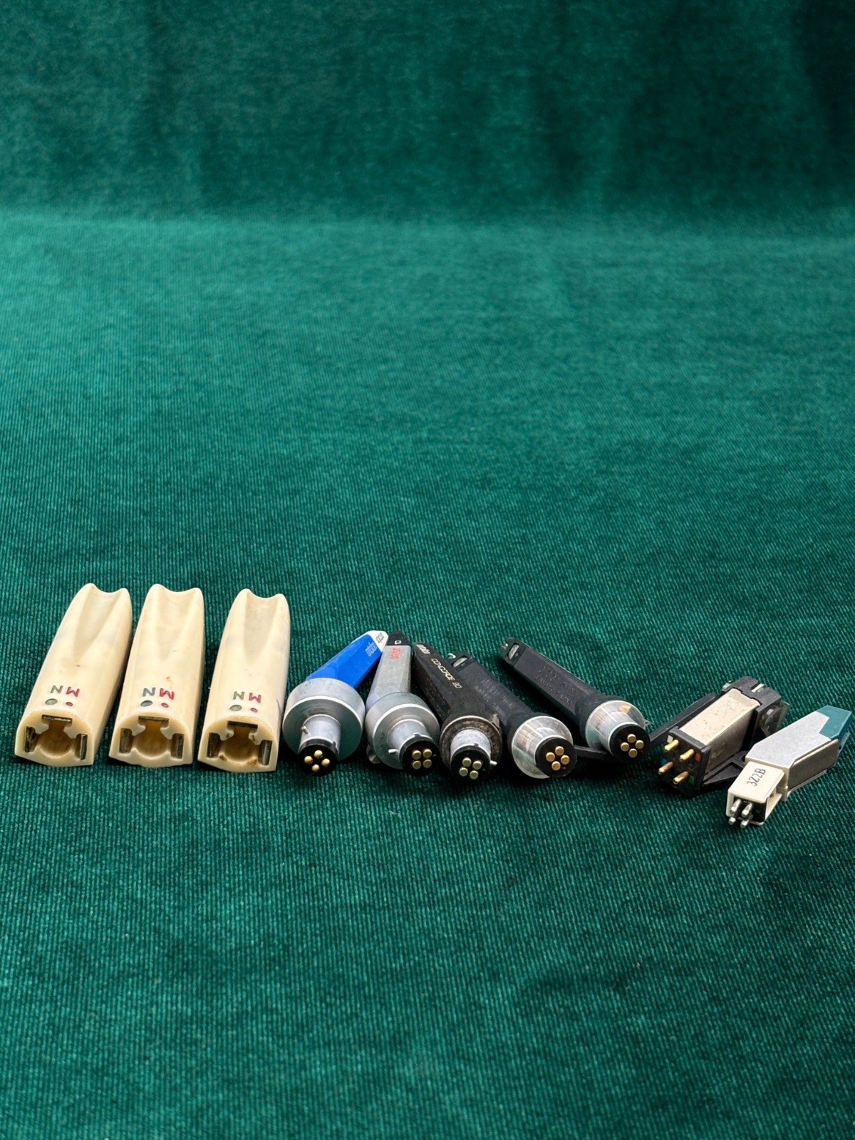 Vintage Lot of 10 Turntable Phono Cartridge For Parts