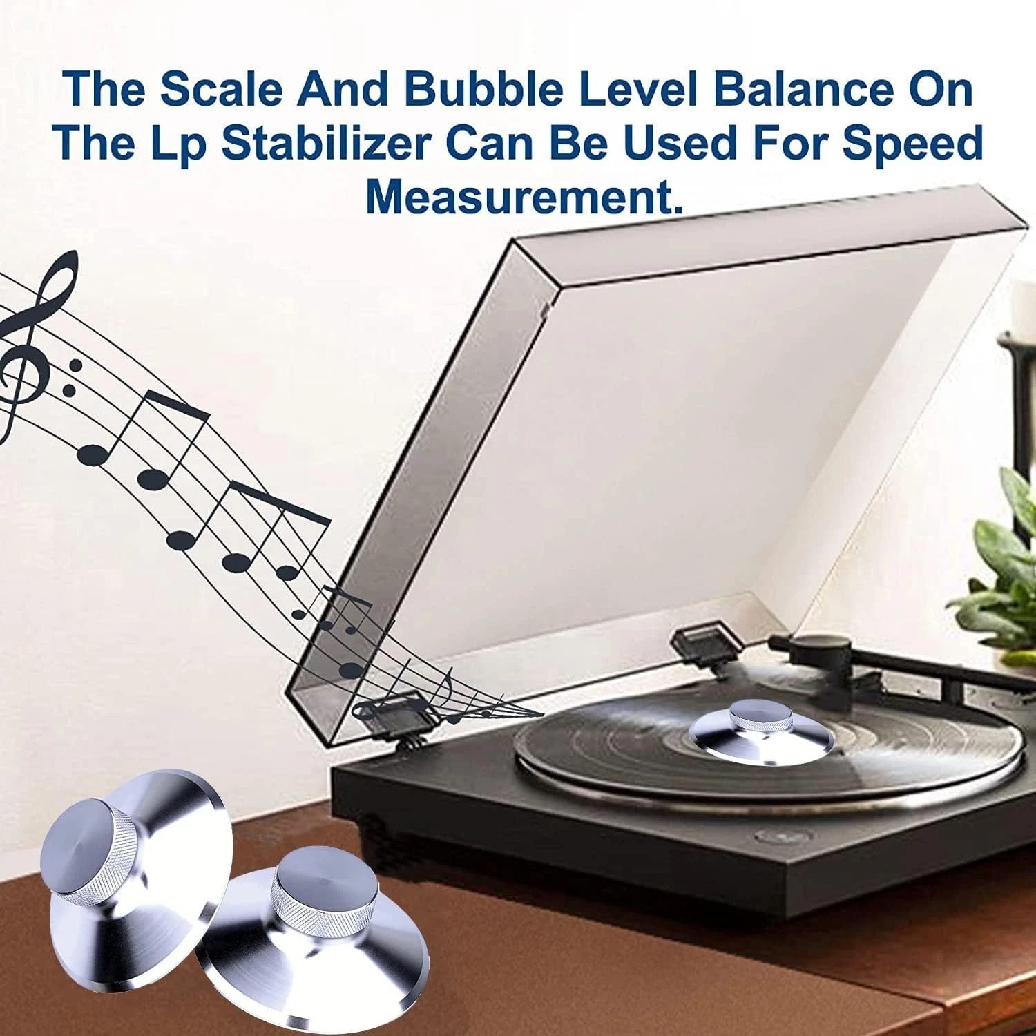 4.2oz Portable Turntable Weight with Microfiber Pad – Perfect for Vinyl Lovers