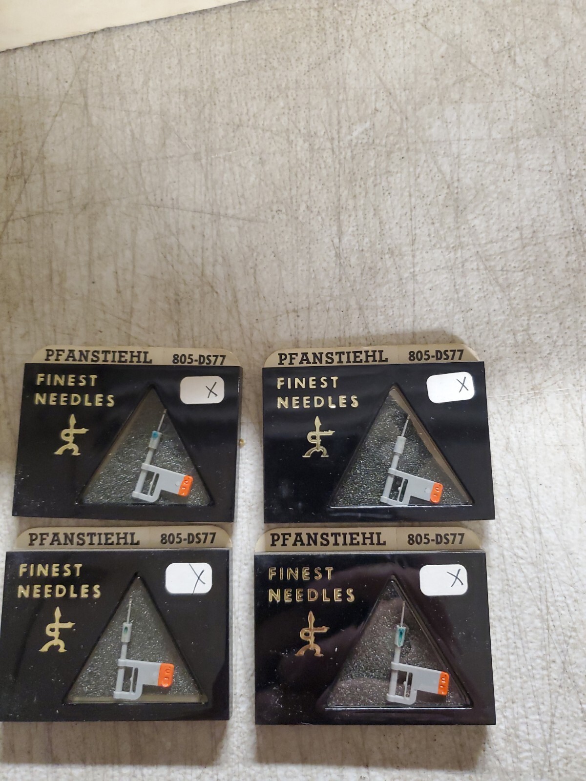 4 New Pfanstiehl Needle Stylus 805-DS77 – For Sonotone 12T-LA-S 12TL-S (i311)