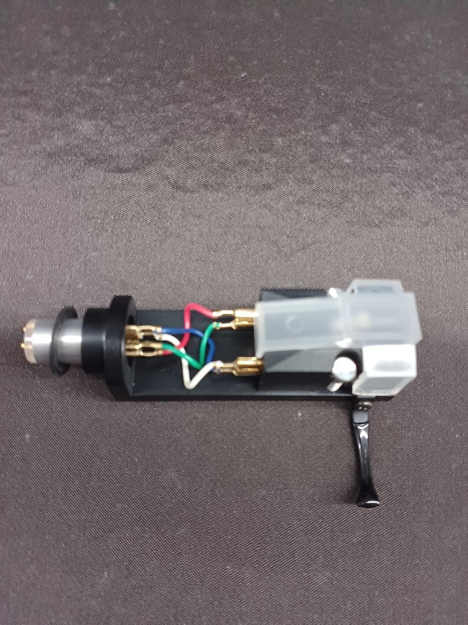 DENON DL-103 Moving Coil MC Phono Cartridge with Headshell Stylus Cover Tested