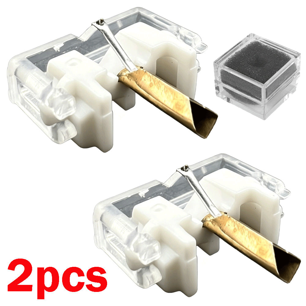 Turntable Stylus/Needle For SHURE N44-7 M44-7 M55E DUAL DN305 DN306 GARRARD 2PCS