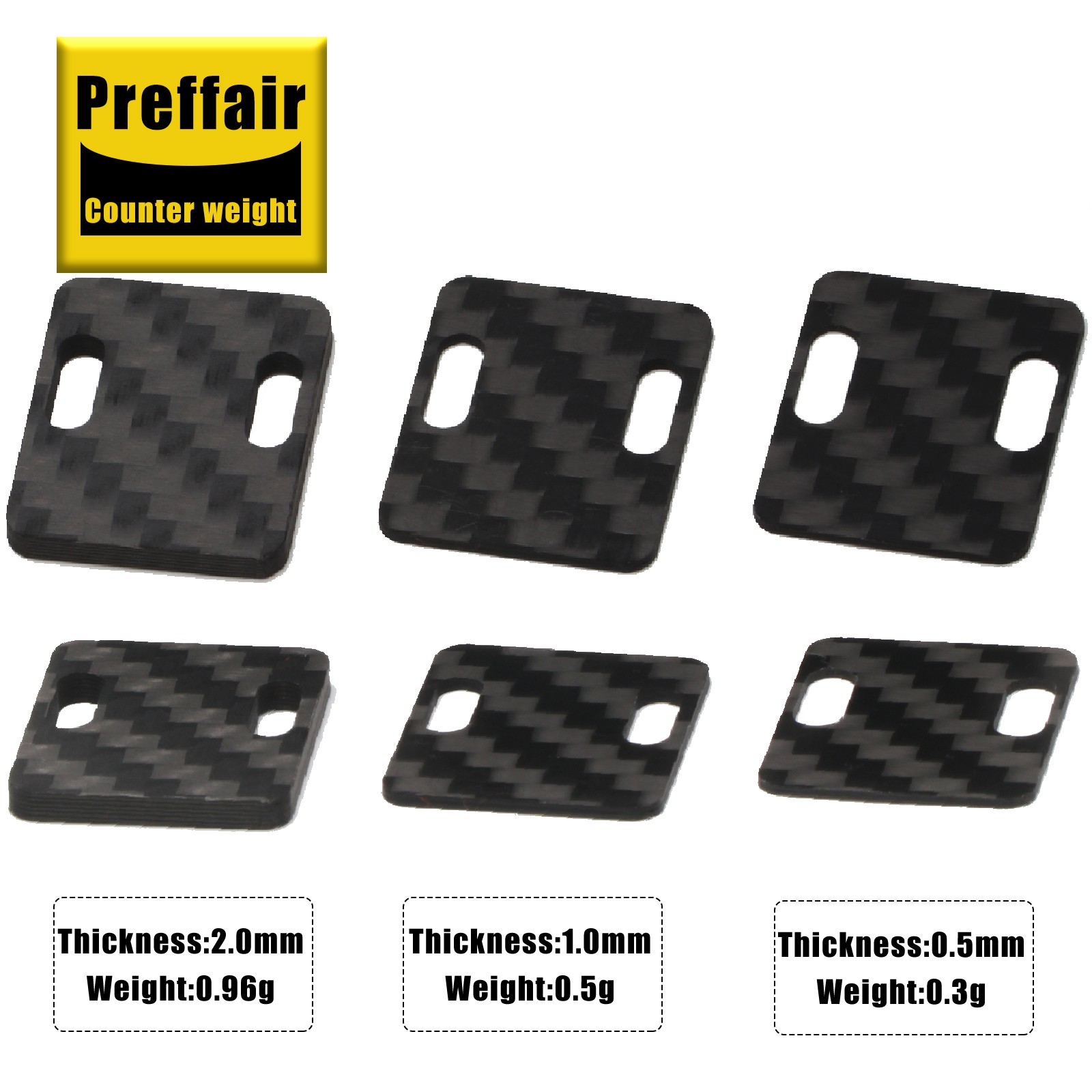 phono Cartridge headshell Shims Spacer VTA made of carbon fiber for turntable