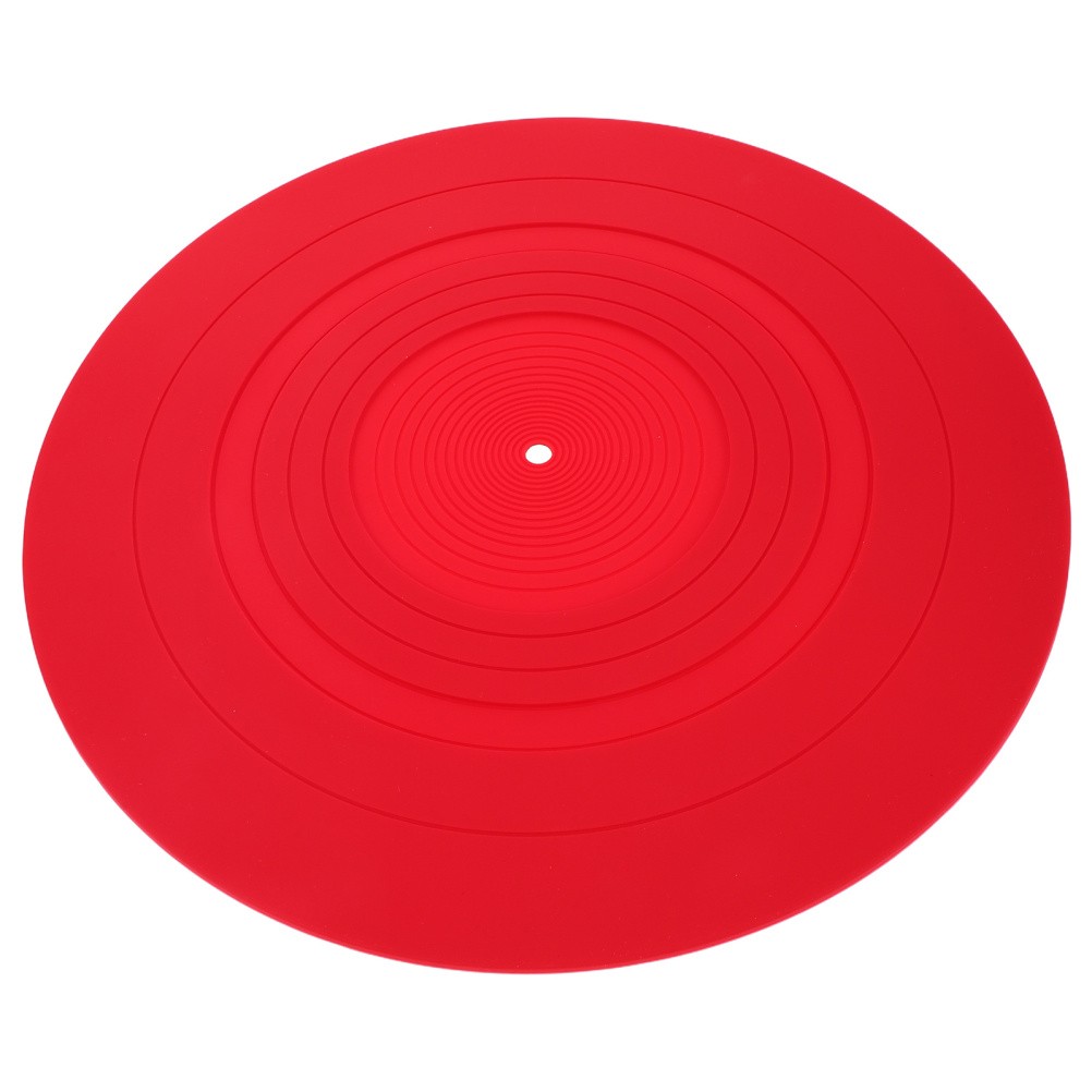 Silicone Record Player Mat 295mm Shock Absorbing Anti Static Turntable Pad