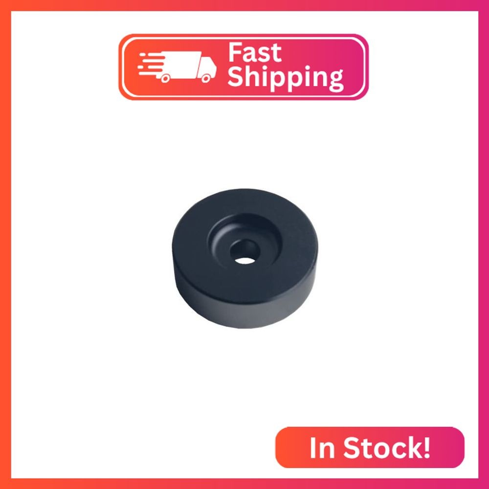 DEWHEL Aluminum 45 RPM Adapter Compatible with 7 inch Vinyl Records Dome 45 Adap