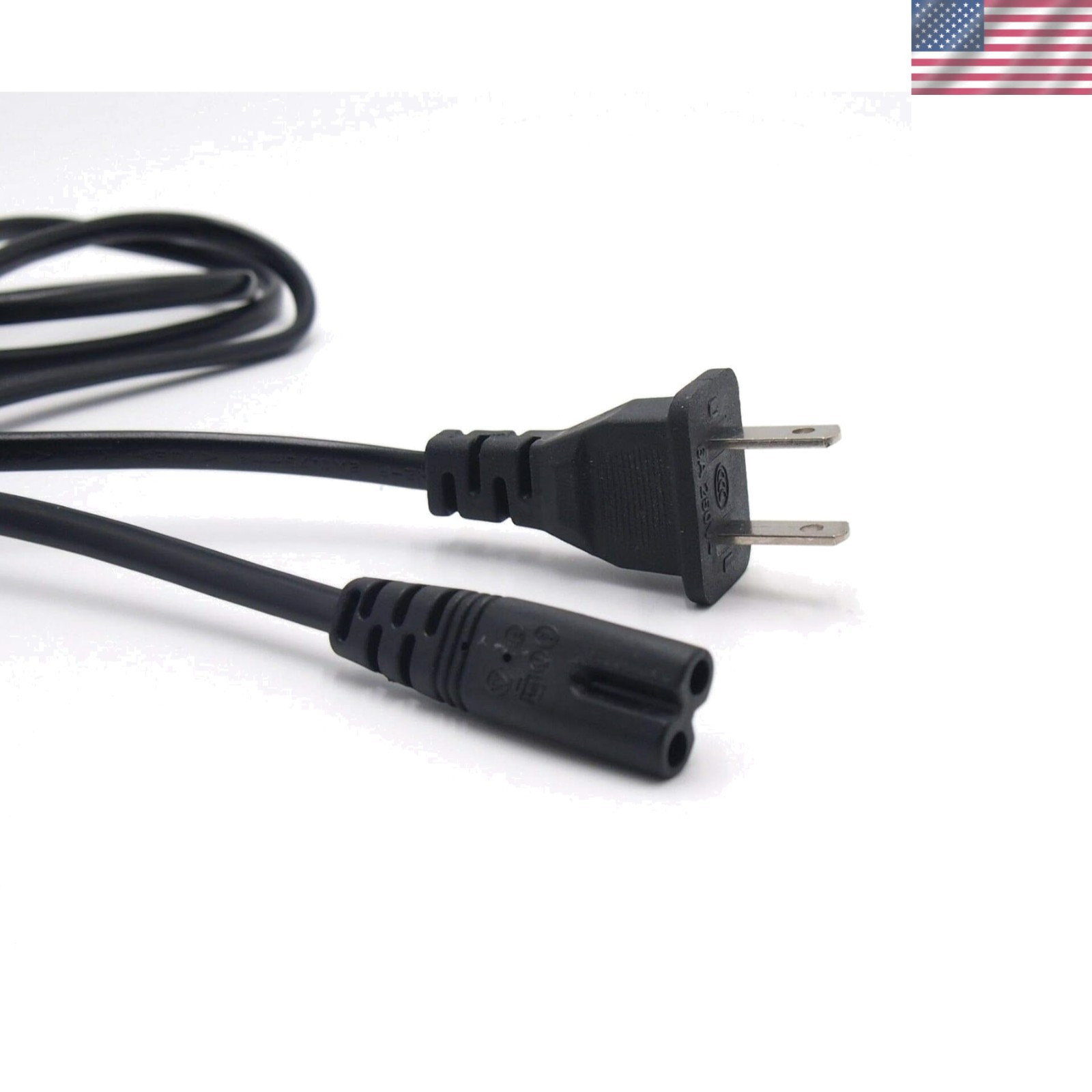 Stylish Black Power Cable for Technics SL-D20, SL-D21, and More – 60 Inch