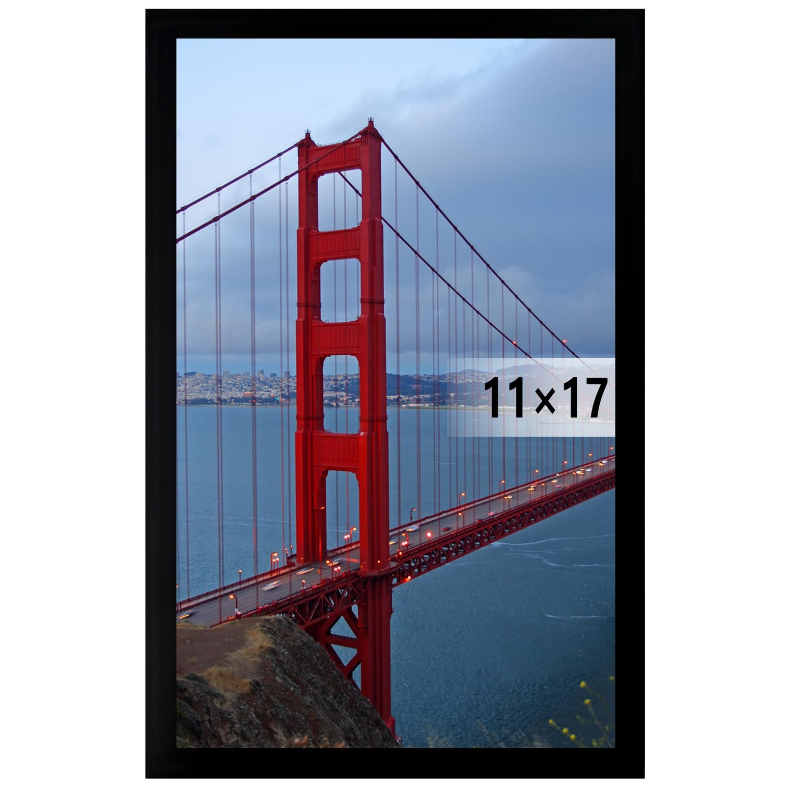 BESCRCL 11×17 Picture Frame Wall Hanging Photo Frame, Black, 1 11×17, Black