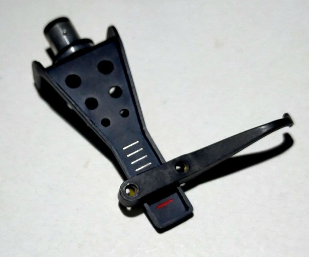 Audio-Technica AT-1100 Genuine Headshell All Black Ultra Light Vintage Japan