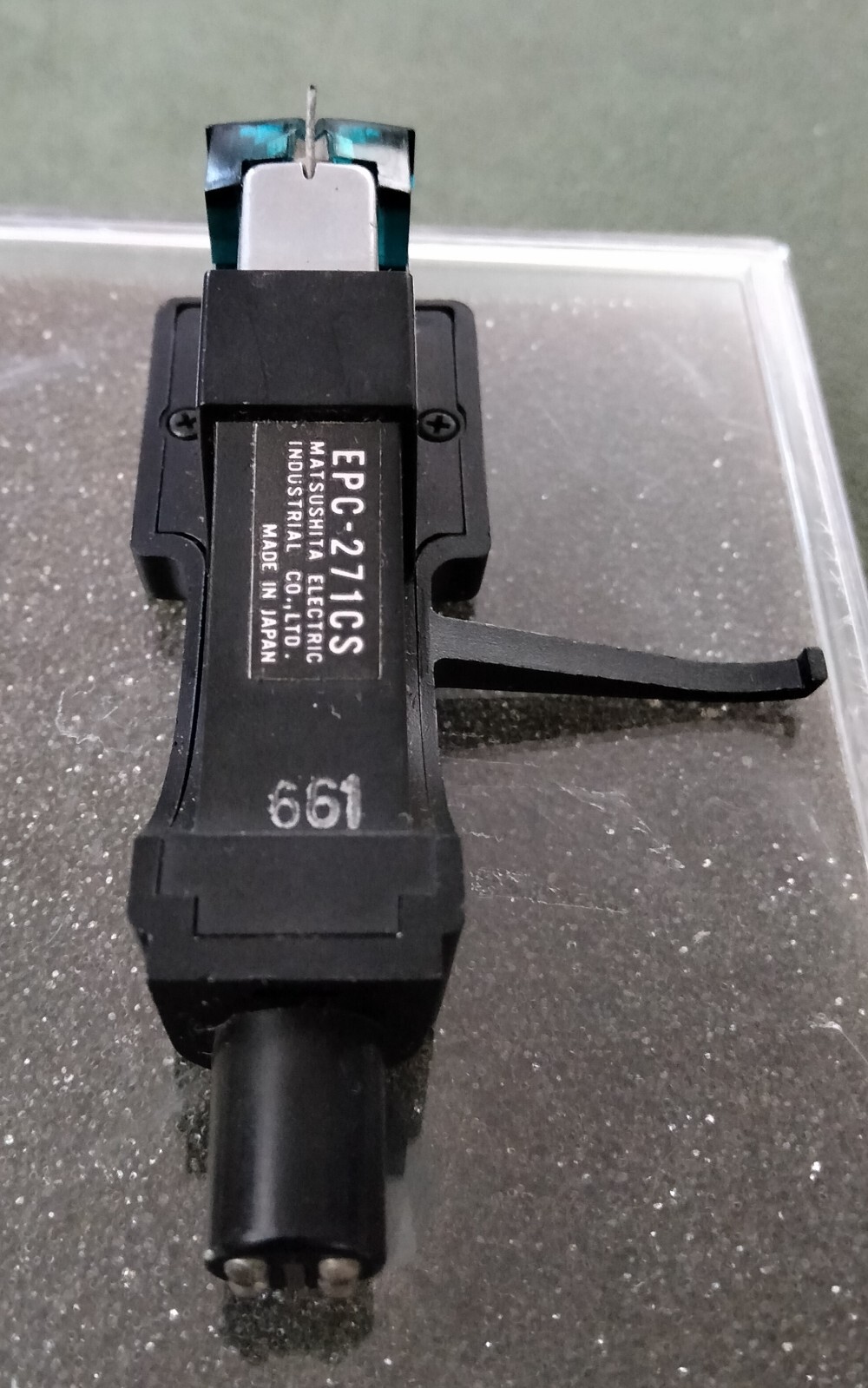 Testina Technics headshell 271C-S con puntina ellittica compatibile