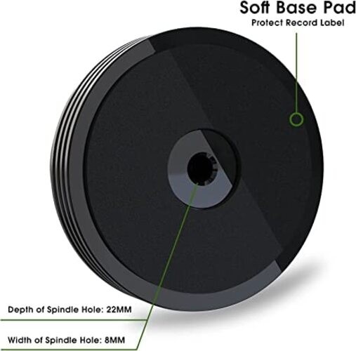 Record Weight Stabilizer,60Hz Vinyl Turntable Clamp 378g LP Disc 60HZ