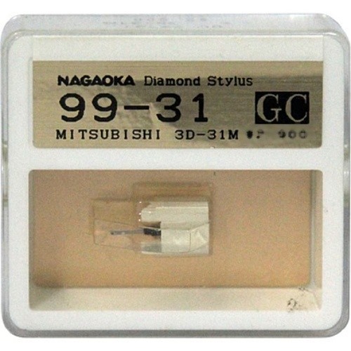 NAGAOKA GC99-31 Replacement Stylus Needle for MITSUBISHI 3D-31M/JC-22 Cartridge