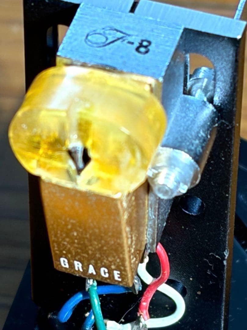GRACE F-8M Cartridge with Headshell – Tested Working Turntable Part