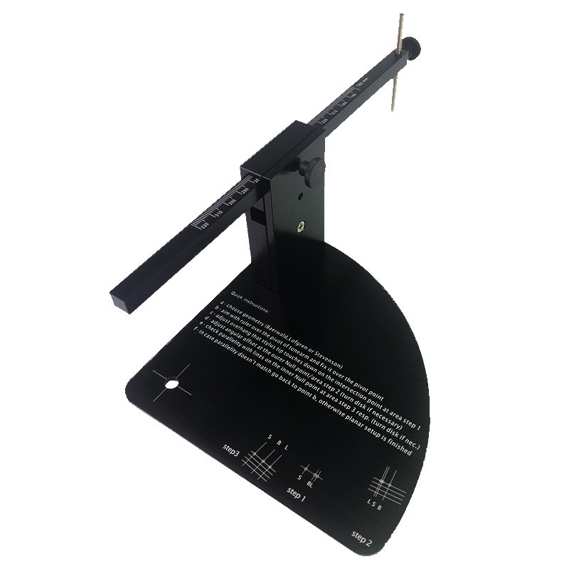 Vinyl LP Turntable Alignment Protractor for Phono Cartridge Stylus Tonearm New 1