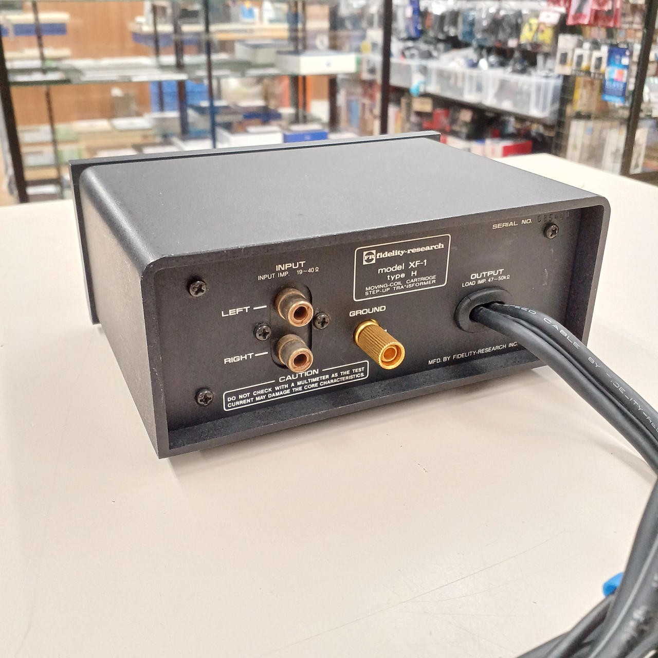 Fidelity Research XF-1 MC Step Up Transformer Step-up Moving Coil Tested Japan