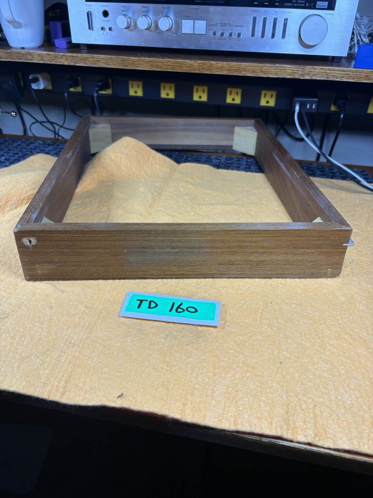 Thorens TD-160 PLINTH/BASE/CABINET Part (may fit 145/165/166/146/147/125)