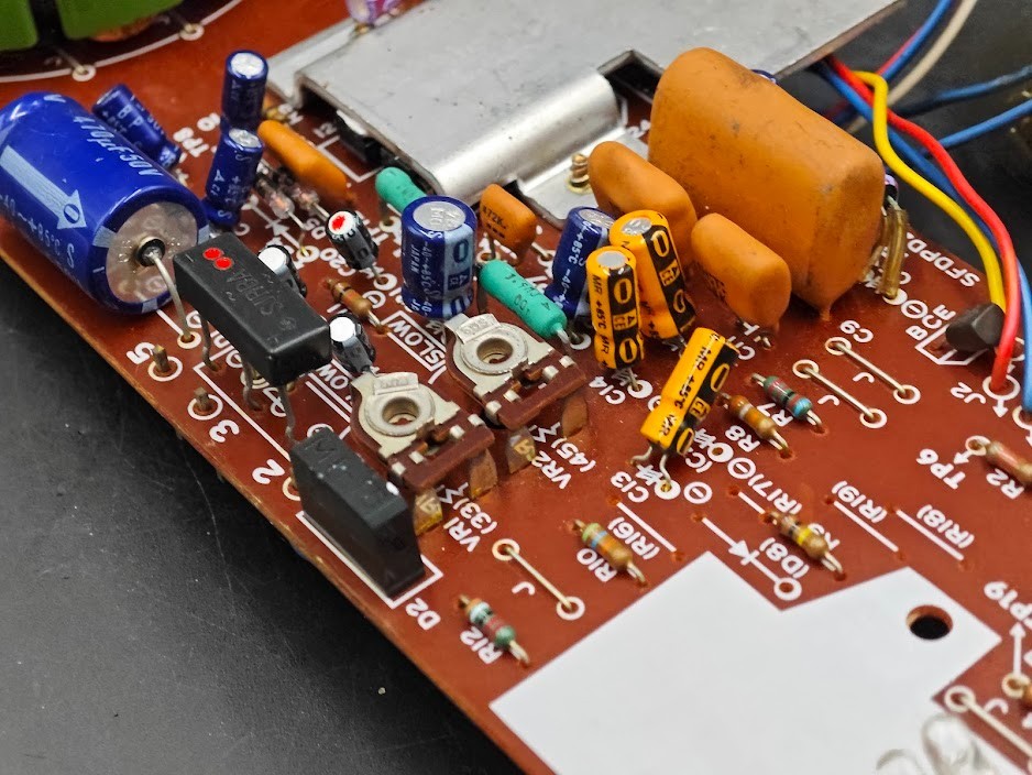 Technics SL-D2 SFDPD20-01(a) Direct-Drive Motor Main Board Power Section Working