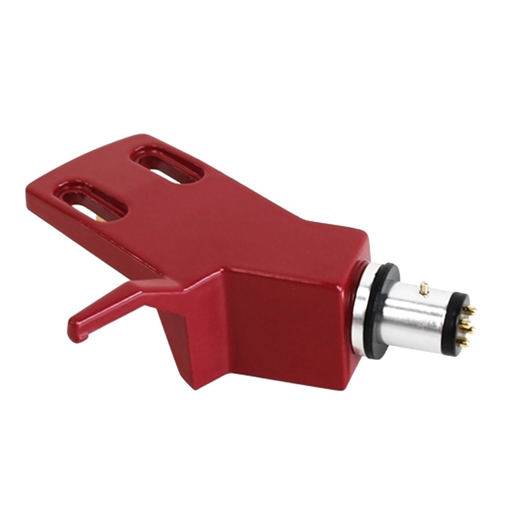 Aluminium Alloy Headshell Record Turntable Needle Cartridges Rack Red B9P24541