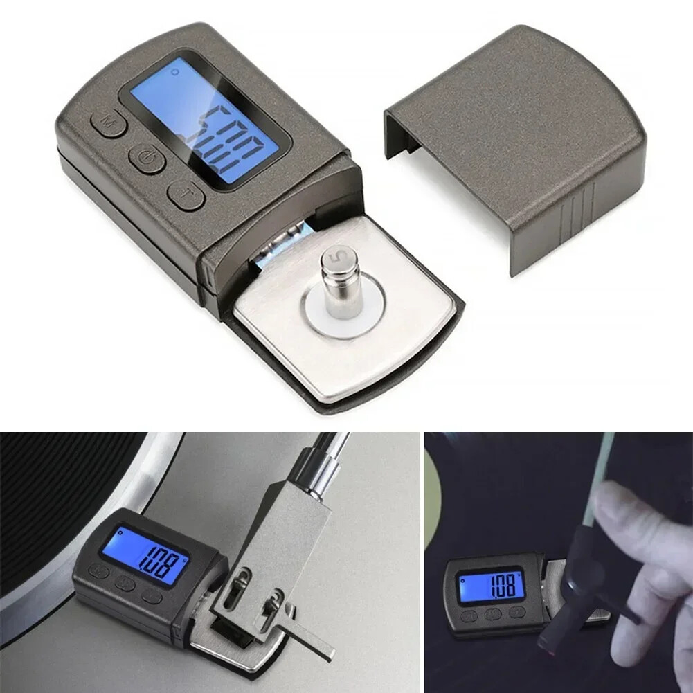 LCD Digital Turntable Stylus Force Scale Meter High Precise For Vinyl Record