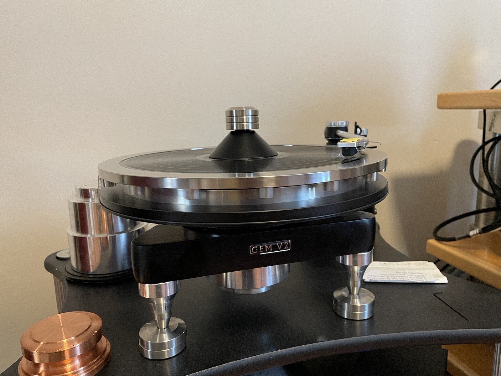 Turntable Periphery Stabilizing Outer Ring Clamp SS-2 for Basis VPI REGA Project
