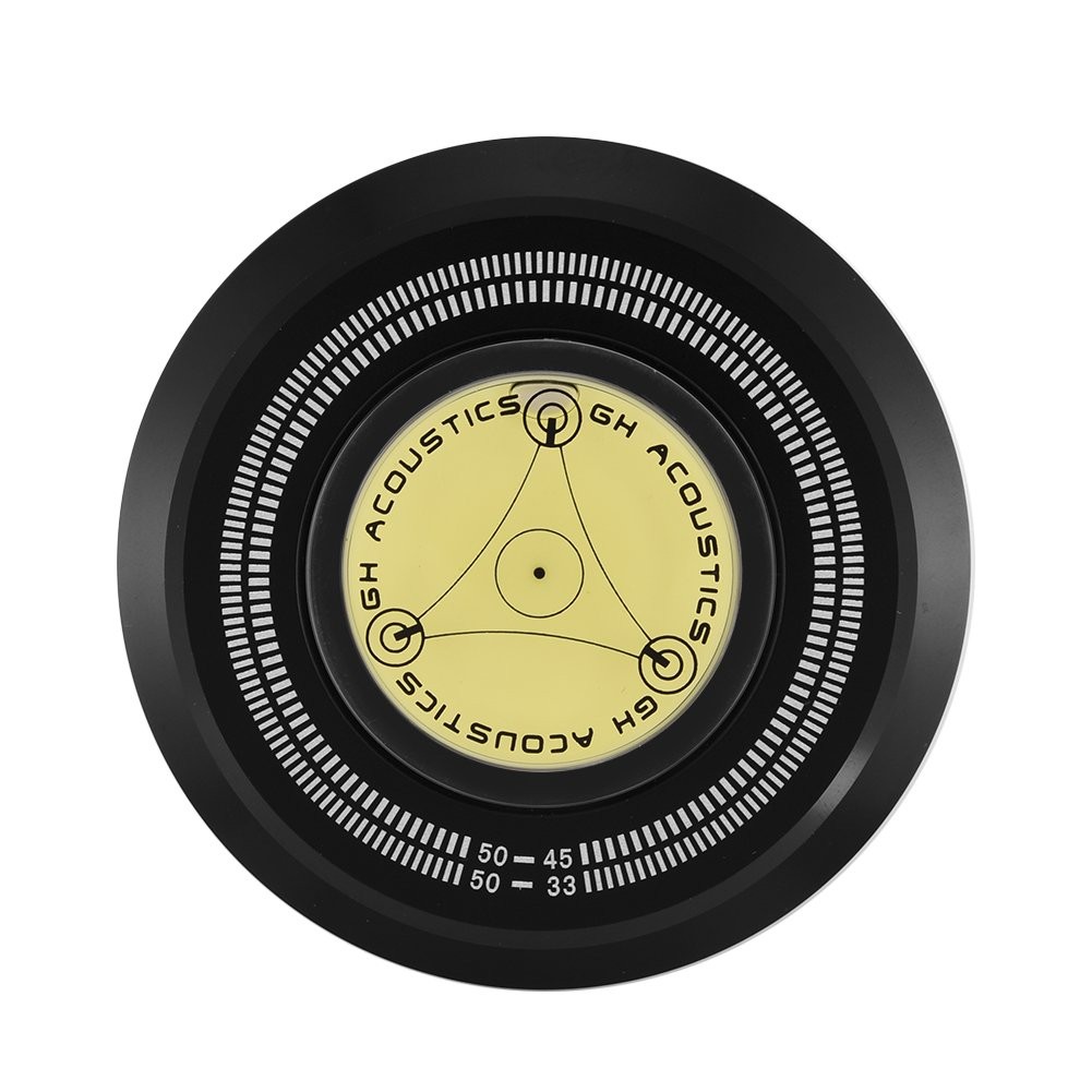 Bewinner 3 in 1 Record Clamp Weight Stabilizer 50Hz Turntable Black