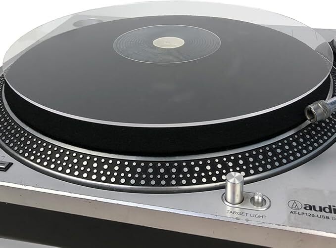 12″ Acrylic Turntable Mat – Acrylic Slipmat for Vinyl LP Record Players