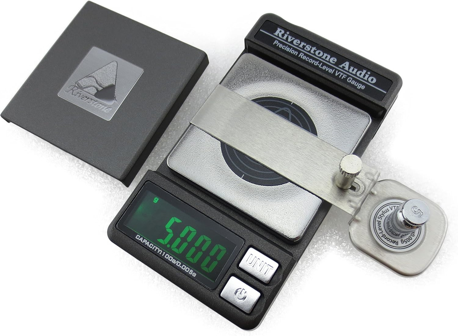 Precision Record Level Digital Turntable Stylus Force Scale Gauge for Tonearm…