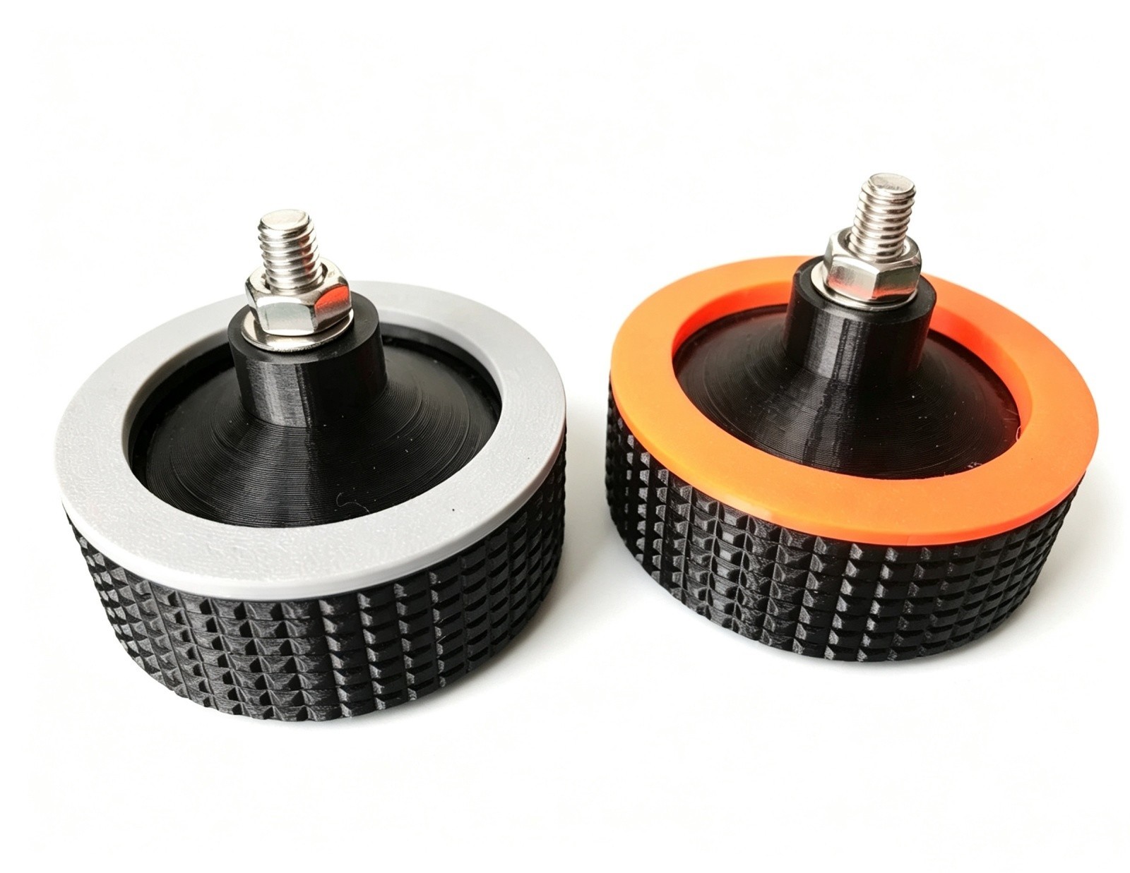 4 Pieces Turntable Feet Orange/Blue/Grey Repair for Technics SL-1200 Turntable