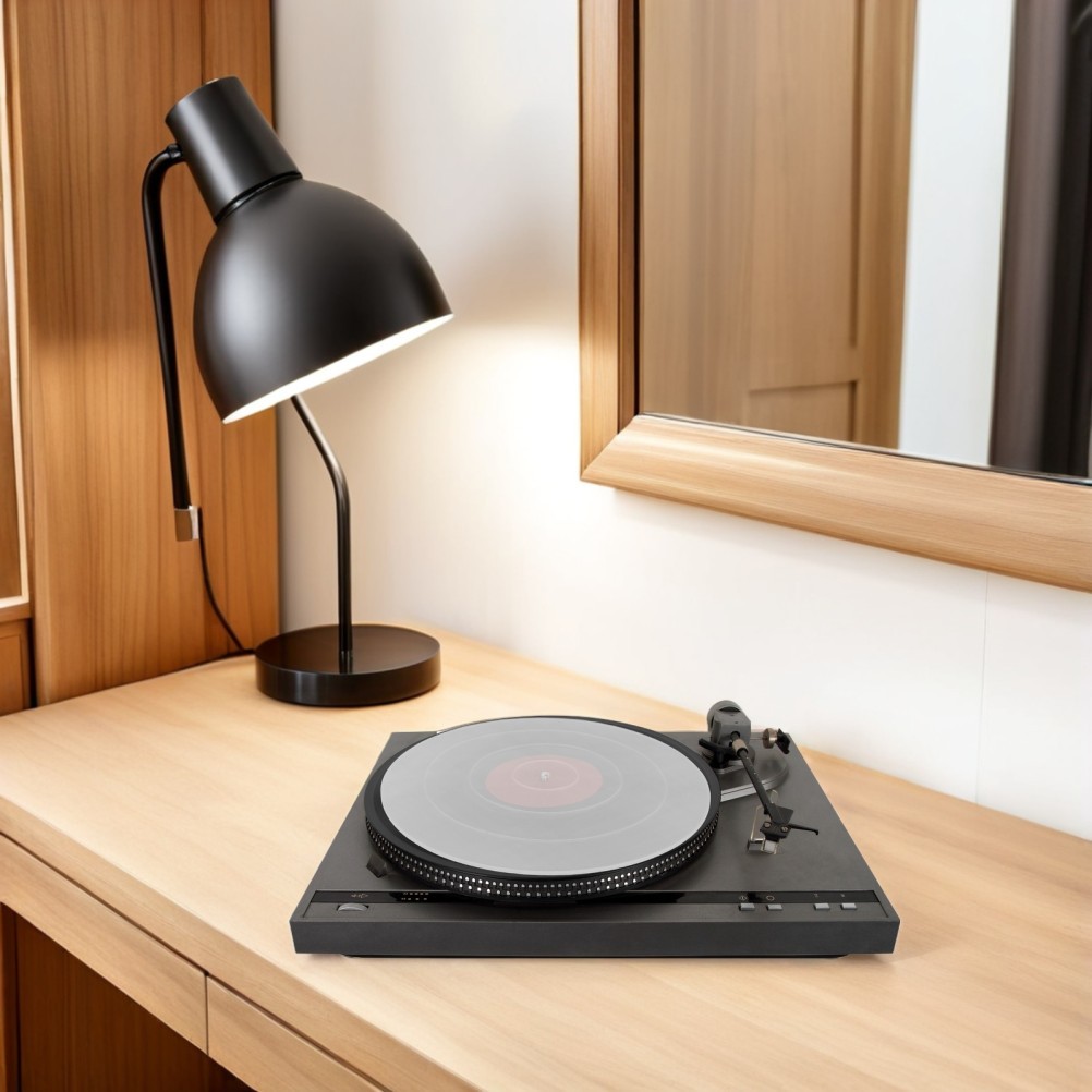 Record Player Silicone Pad Turntable Slipmat Cushion PlayerStabilizer