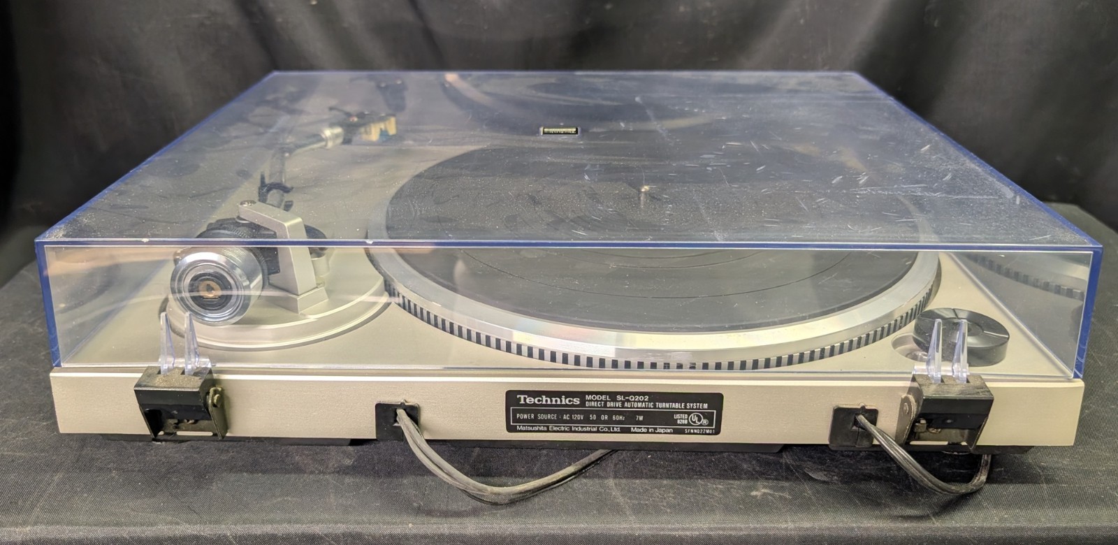 Technics SL-Q202 Direct Drive Turntable (no stylus) AS-IS For Parts Only