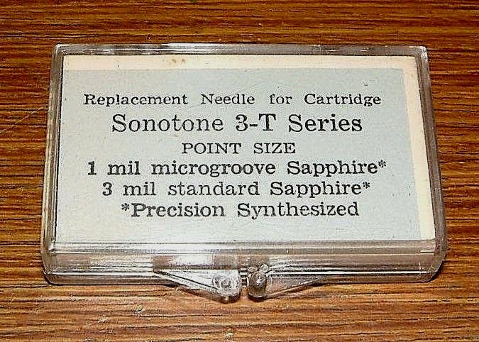 PHONOGRAPH NEEDLE SO184-T for SONOTONE N3TA N3T, P-5 AC-190 EV3206 N671 802-SS13