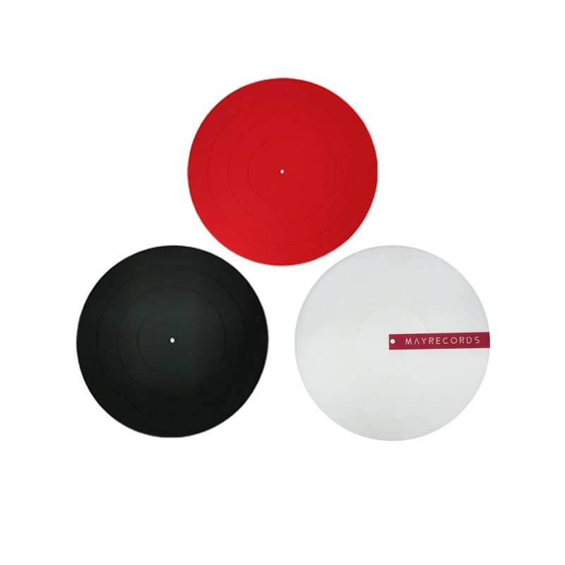 Phonograph Turntable Antislip Vinyl Record Players Pad Rubber for LP Antislip Ma