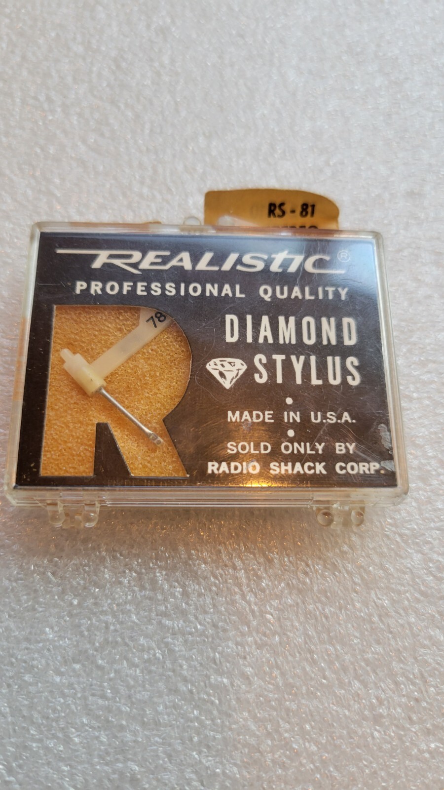 VINTAGE Realistic RS-81 Diamond Stylus Needle BSR ST-3 – ST-4 Fidelitone AC364