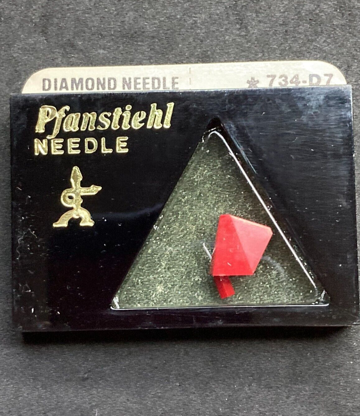 PFANSTIEHL Record Needle Diamond #734-D7, New Old Stock, Unopened