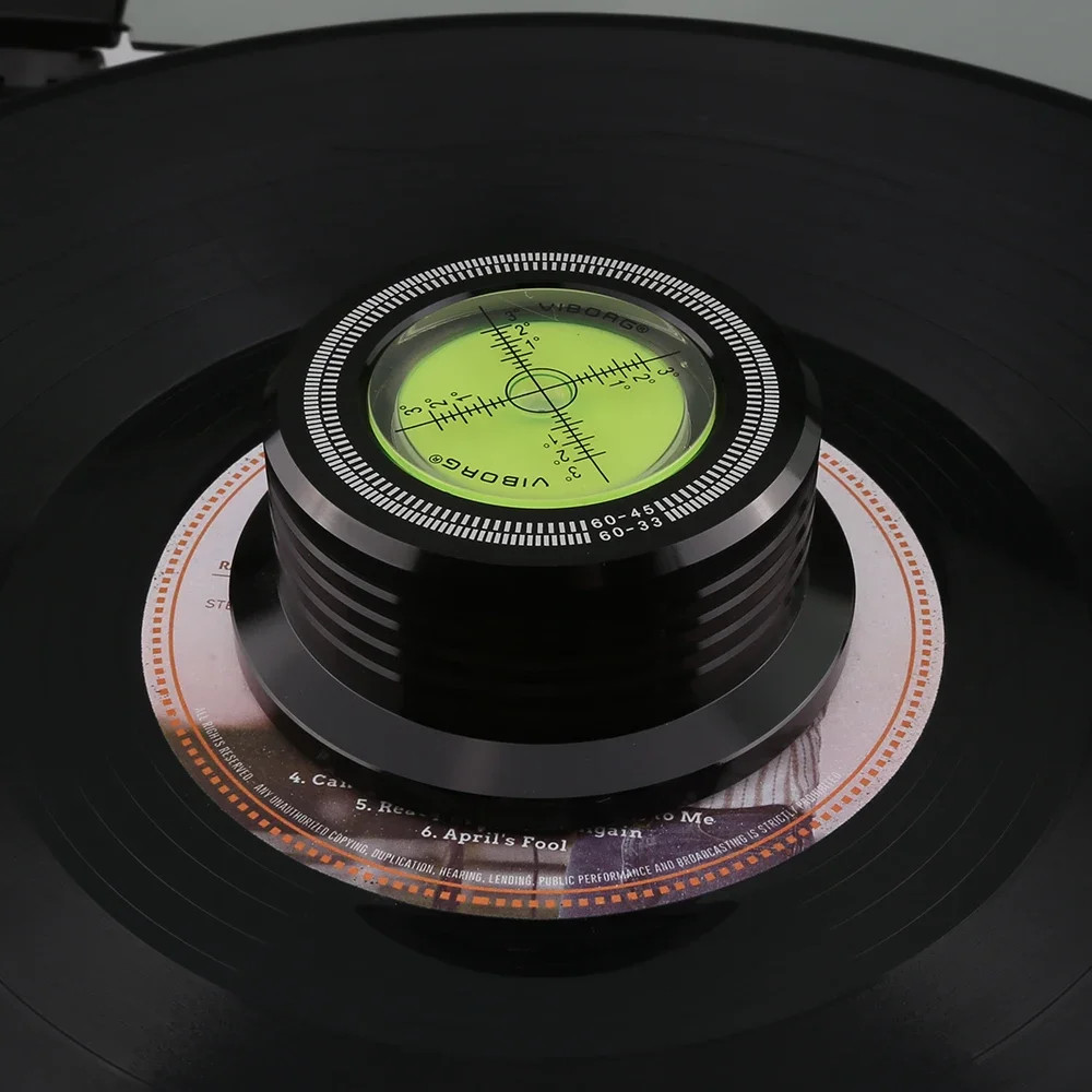 Viborg Black 60HZ 280g Record Weight LP Disc Stabilizer Turntable Vinyl Clamp