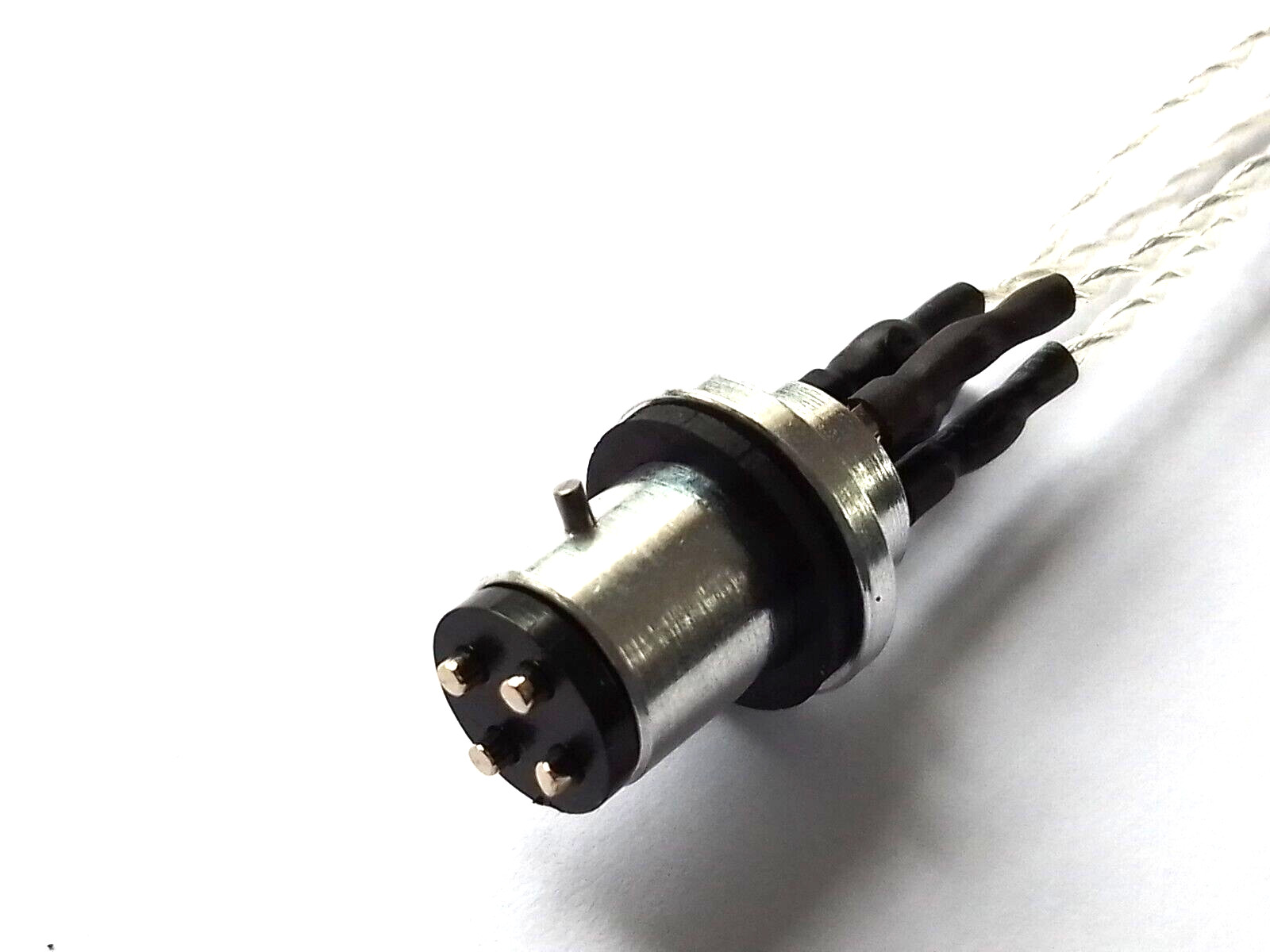 Litz Wired 5N Silver Headshell Connecting Socket To Use With SME 3009 Headshells