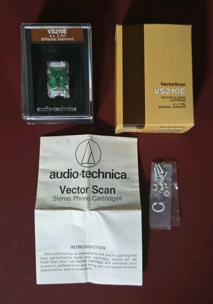 Audio Technica Vector Scan VS210 .4×.7 Mil BiRadial Diamond Cartridge