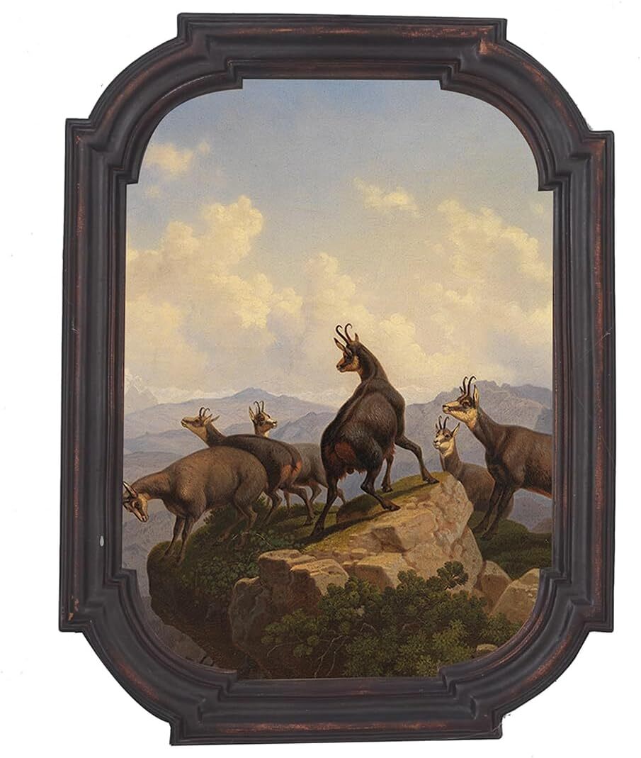 4×6 Inch Vintage Picture Frame, Antique Elegant Photo Dark Brown