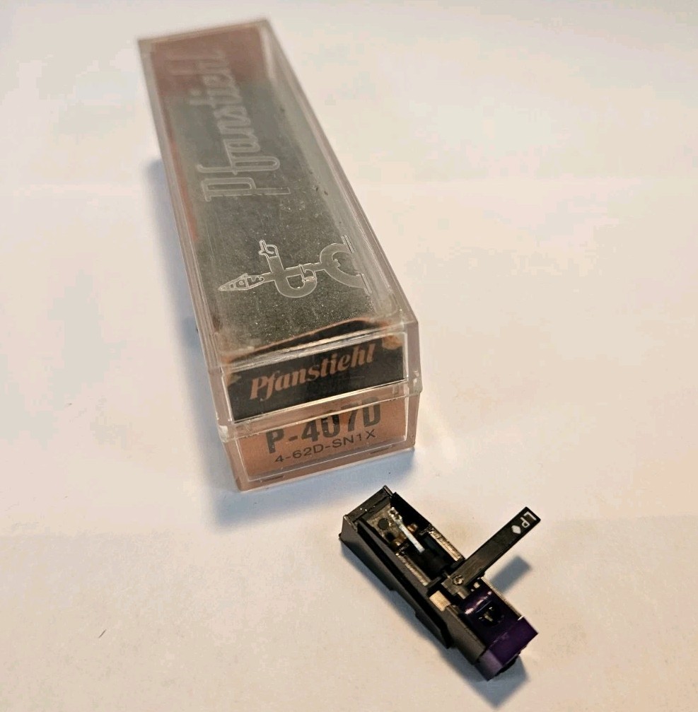Original Pfanstiehl P-407D Phono Cartridge W/ Stylus For Tetrad 4-62D-SN1X