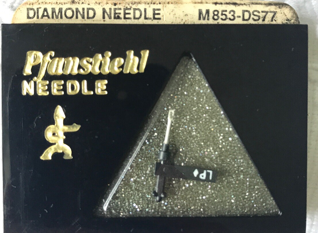 NOS Genuine Pfanstiehl Diamond Needle M853-DS77 Stereo & Mono IIllinois, USA