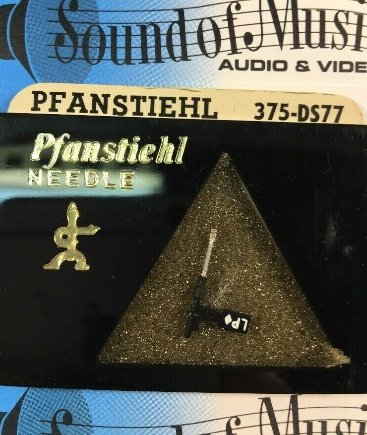 NEW Pfanstiehl 375-DS77 Diamond Needle Stylus “Dual Needle” Many Brands 375DS77