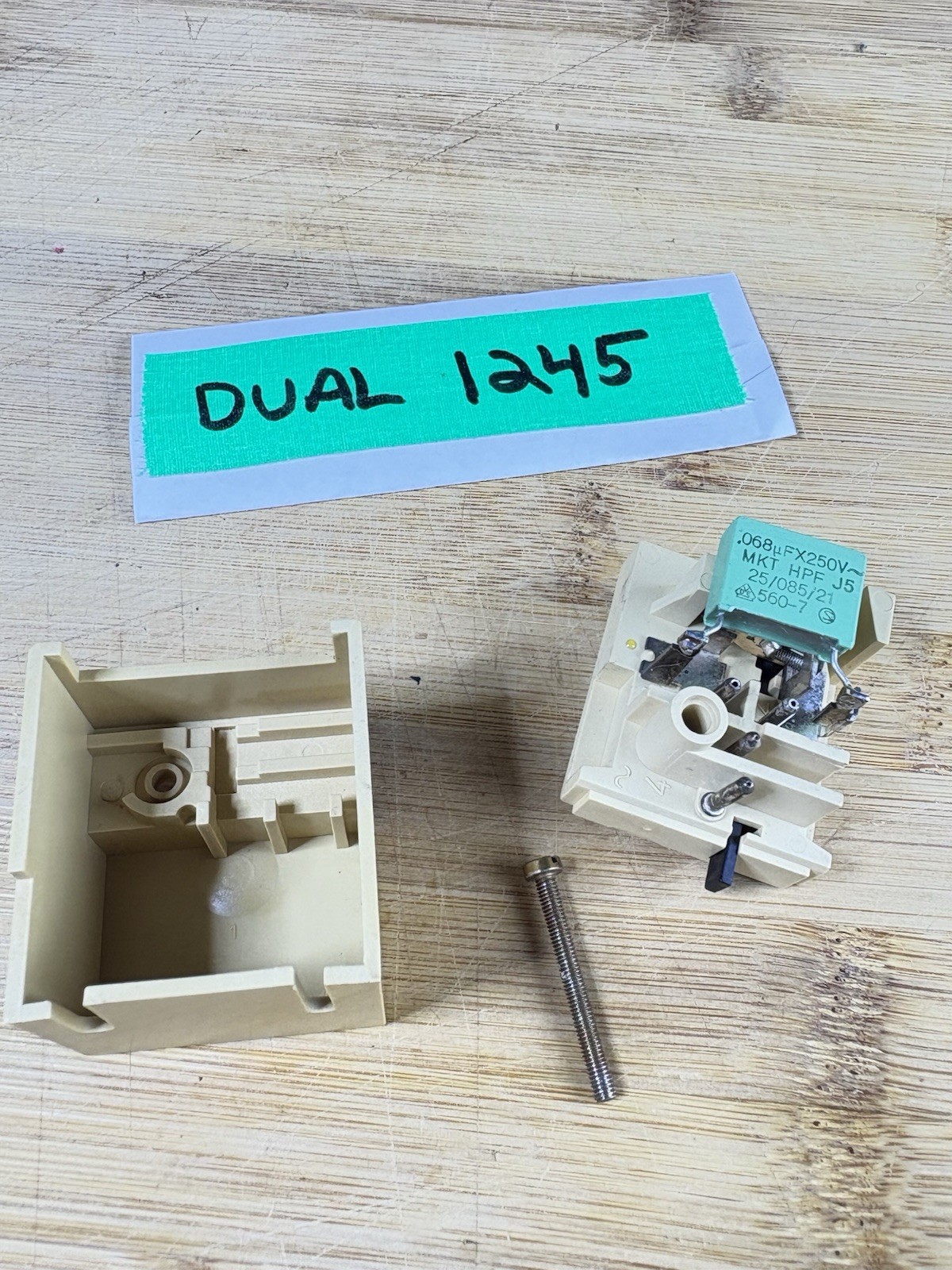 Dual 1245 Part (possibly 1246/1249/1237/1241): Soldering/wire Terminal/block