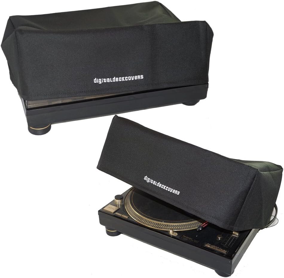 Durable Antistatic Turntable Dust Cover in Black for SL-1200 & Pioneer PLX-1000