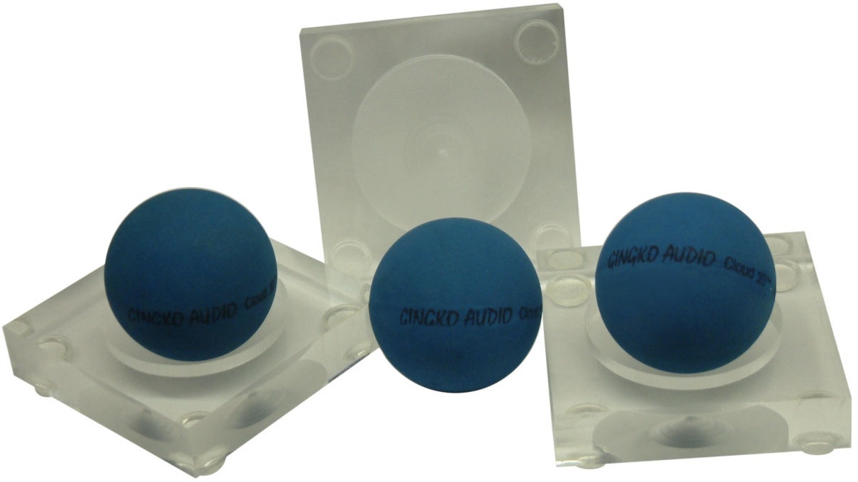 Gingko Audio Mini-Cloud 3pc effective component Vibration-Control system-Clear