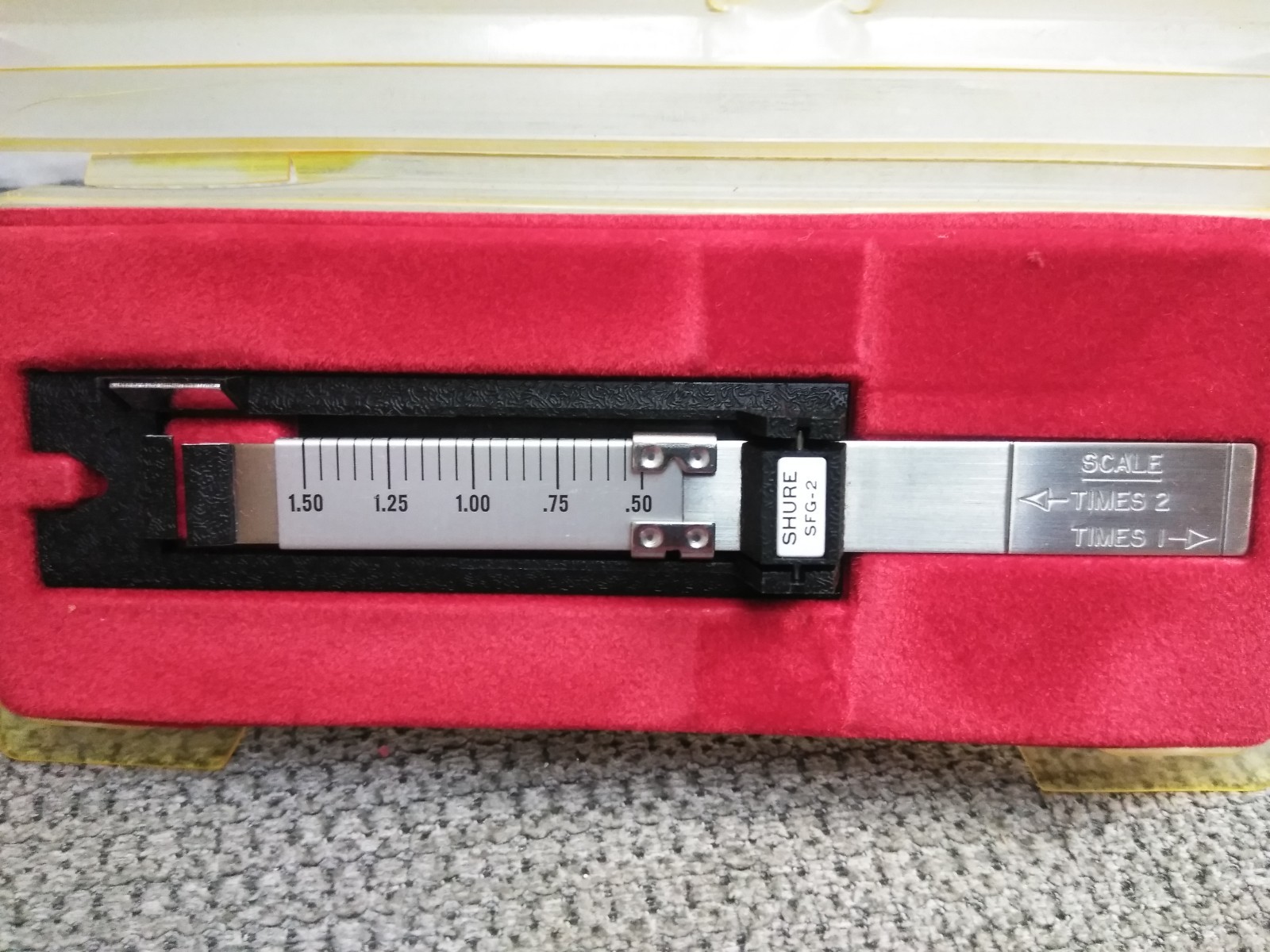 VTG. Shure Precision Stylus Force Gauge SFG-2 (NEW OLD STOCK)