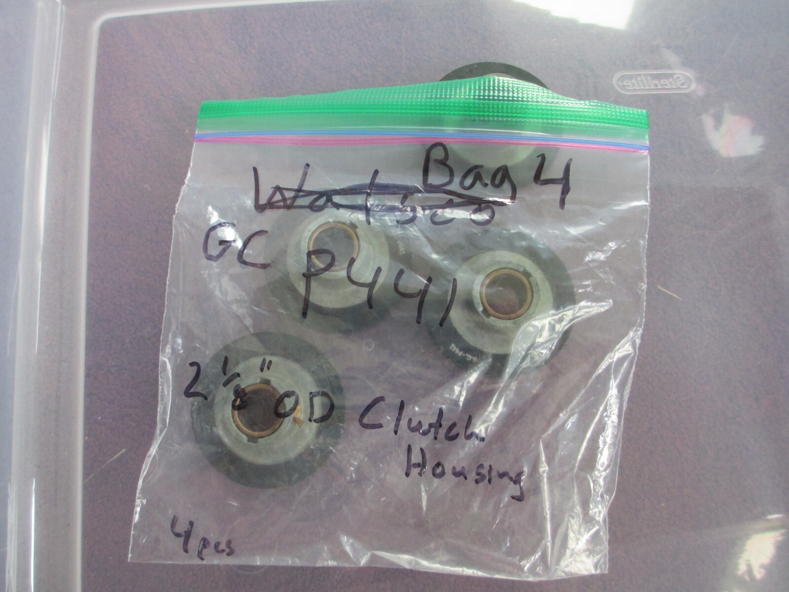 Lot of 4 GC P441 2 1/8″ OD Clutch Housing Phono Walsco GC General Cement C19