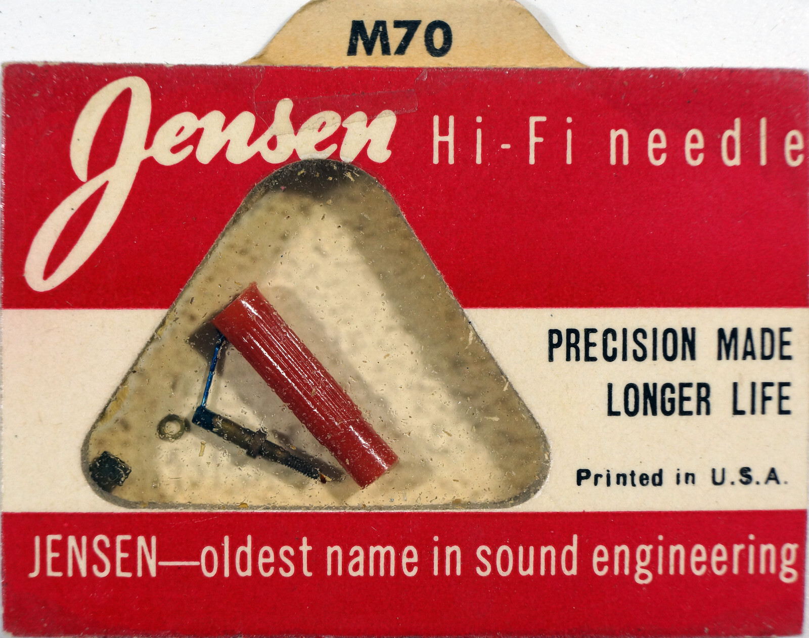NOS Vintage Jensen M-70 Needle for RCA 72345 78 RPM